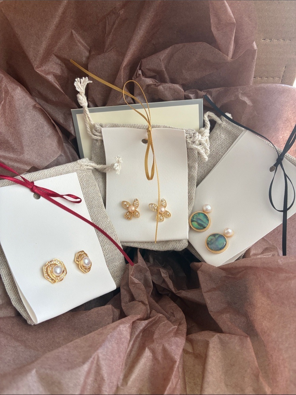 Choose 1 + Surprise 2 | 3-Pair Stud Box | Gift Ready